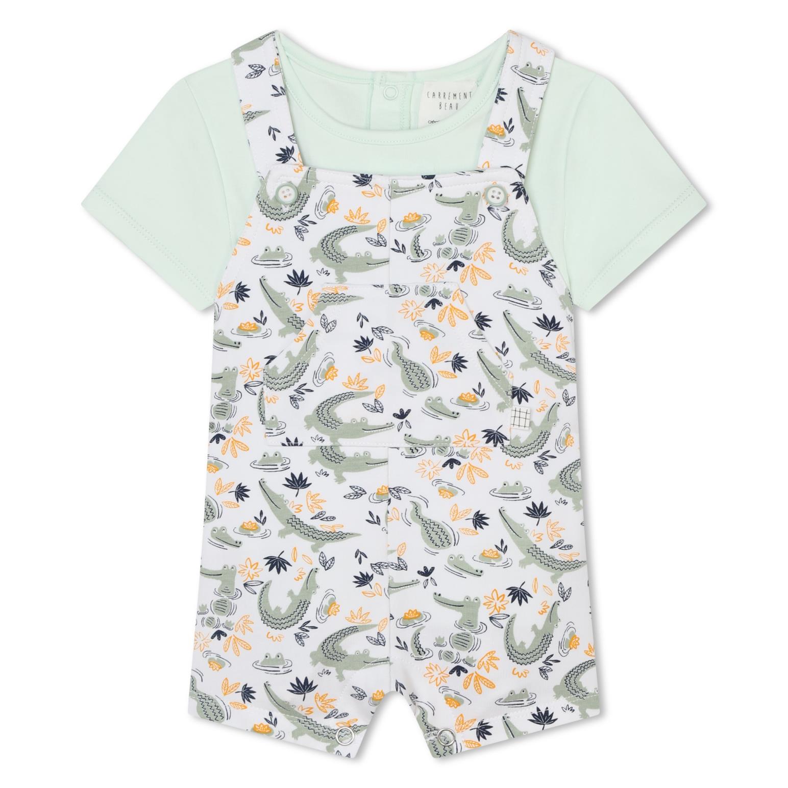 Carrement Beau T-Shirt & Overalls Set 6 - 18M
